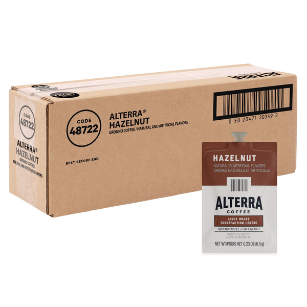 FLAVIA® Alterra Hazelnut Coffee Freshpack, 0.23 oz Pouch, 40/Carton (LAV48722) Case of 40
