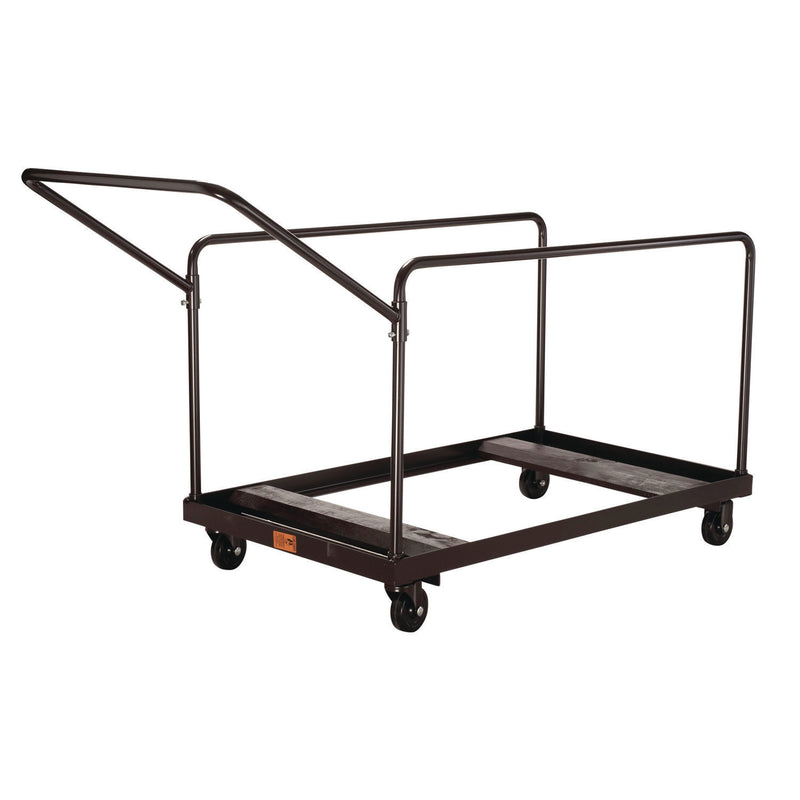 NPS® Folding Table Dolly For Round Tables, 1,100 lb Capacity, 27.75" x 47.5" x 31.25", Brown (NPSDY60R) Each