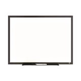 TRU RED™ Melamine Dry Erase Board, 24" x 18", White Surface, Black Aluminum Frame (TUDTR59362) Each