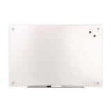 TRU RED™ Magnetic Tempered Glass Dry Erase Board, 36" x 24", White Surface (TUDTR61195) Each