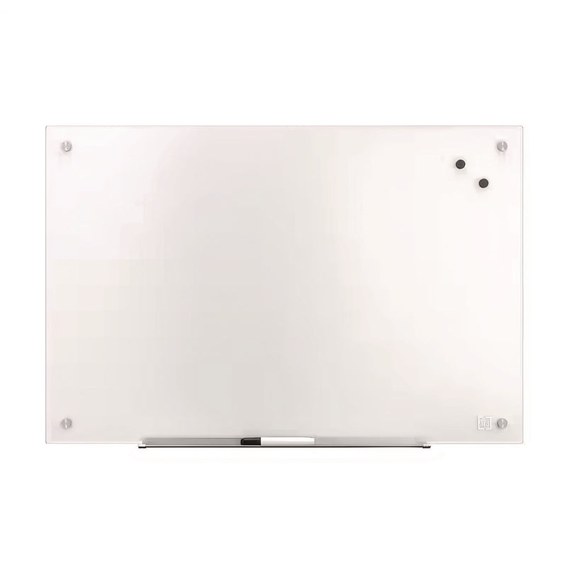 TRU RED™ Magnetic Tempered Glass Dry Erase Board, 36" x 24", White Surface (TUDTR61195) Each