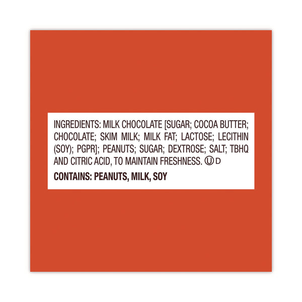 Reese's Snack Size Peanut Butter Cups, 19.5 oz Bag, 2 Bags/Carton (GRR60004058) Case of 2