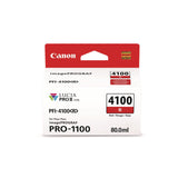Canon® 6785C002AA (PFI-4100) High-Yield Ink, Red (CNM6785C002AA) Each