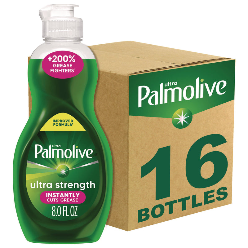 Ultra Palmolive® Dishwashing Liquid, Fresh Scent, 8 oz Bottle, 16/Carton (CPC61047169) Case of 16