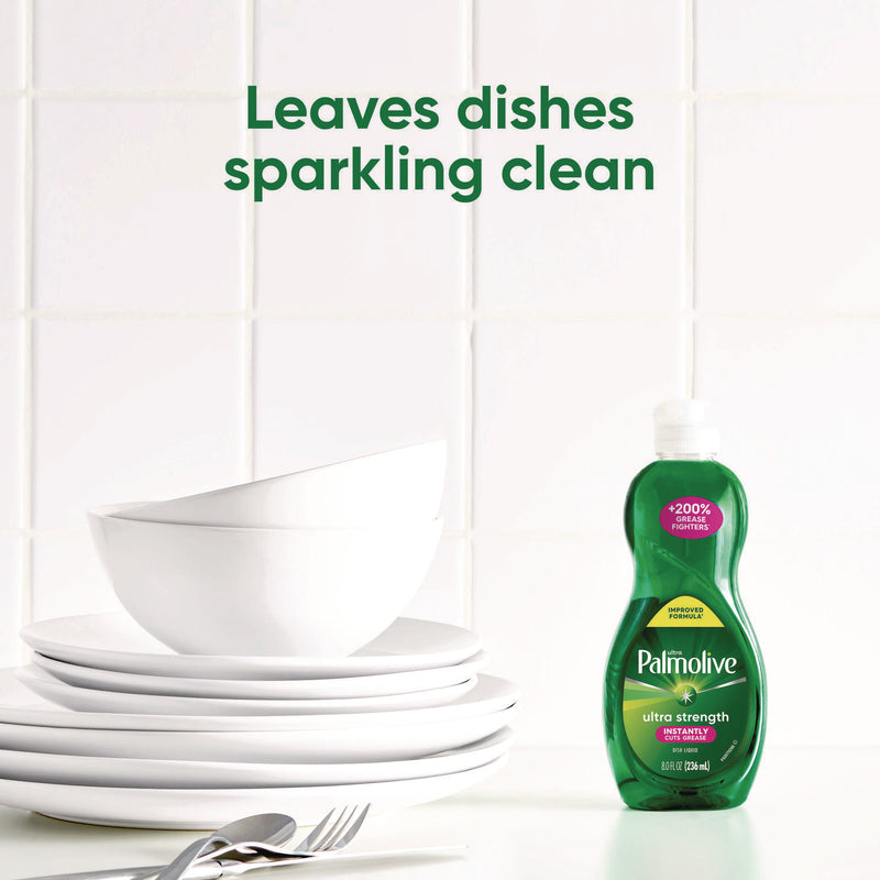 Ultra Palmolive® Dishwashing Liquid, Fresh Scent, 8 oz Bottle, 16/Carton (CPC61047169) Case of 16