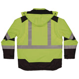Ergodyne GloWear Class 3 Hi-Vis Winter Jacket with AmpliFIRE Heat Reflective Lining, X-Large, Lime (EGO25725) Each