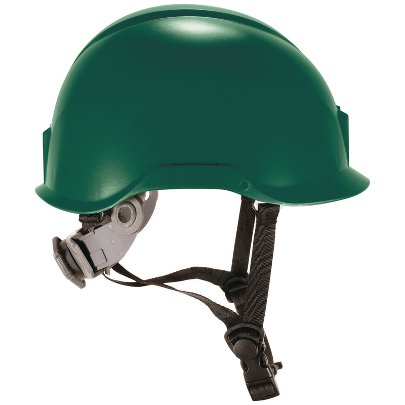 Skullerz 8976 Class E Safety Helmet, 6-Point Ratchet Suspension, Green, (EGO60262) Each