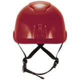 Skullerz 8976 Class E Safety Helmet, 6-Point Ratchet Suspension, Red (EGO60263) Each