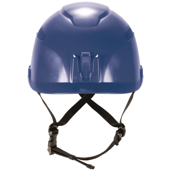 Skullerz 8977 Class C Safety Helmet with Adjustable Venting, 6-Point Ratchet Suspension, Blue (EGO60269) Each