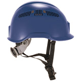 ergodyne® Skullerz 8977 Class C Safety Helmet with Adjustable Venting, 6-Point Ratchet Suspension, Blue (EGO60269) Each