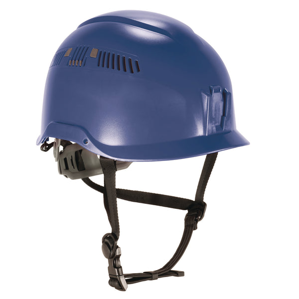 Skullerz 8977 Class C Safety Helmet with Adjustable Venting, 6-Point Ratchet Suspension, Blue (EGO60269) Each