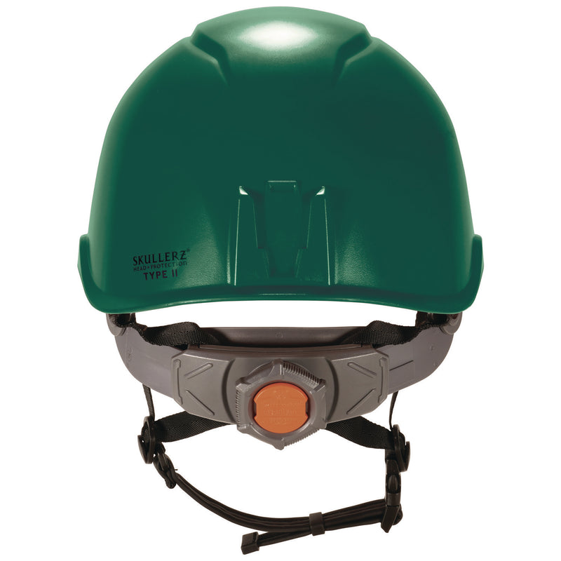 ergodyne® Skullerz 8976LED Class E Safety Helmet with LED Light, 6-Point Ratchet Suspension, Green (EGO60282) Each