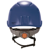 Skullerz 8977LED Class C Safety Helmet with LED Light and Adjustable Venting, 6-Point Ratchet Suspension, Blue (EGO60289) Each