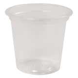 World Centric® PLA Clear Cold Cups, 1 oz, Clear, 3,000/Carton (WORCPCS1SN) Case of 3000