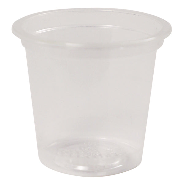 World Centric® PLA Clear Cold Cups, 1 oz, Clear, 3,000/Carton (WORCPCS1SN) Case of 3000