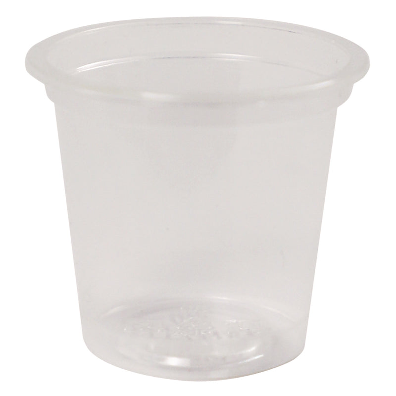 World Centric® PLA Clear Cold Cups, 1 oz, Clear, 3,000/Carton (WORCPCS1SN) Case of 3000