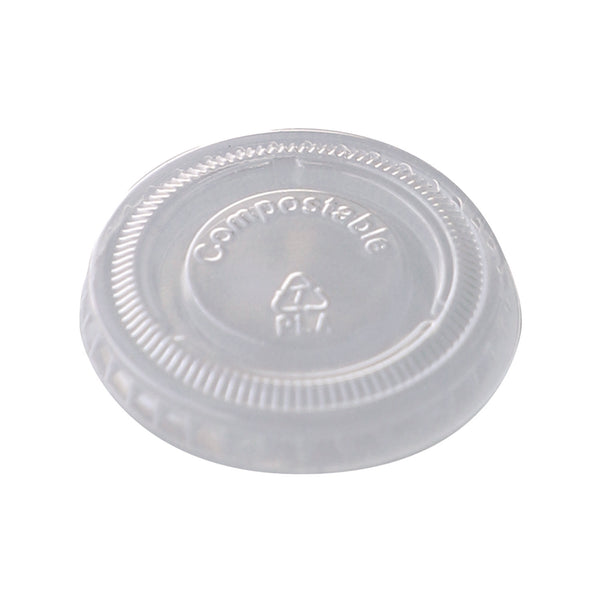 World Centric® PLA Clear Cold Cup Lids, Fits 1 oz Cups, Clear, 3,000/Carton (WORCPLCS1SN) Case of 3000