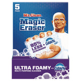 Mr. Clean® Magic Eraser, Ultra Foamy, 4.6" x 2.3", 0.7" Thick, White, 5/Pack, 4 Packs/Carton (PGC12731) Case of 20