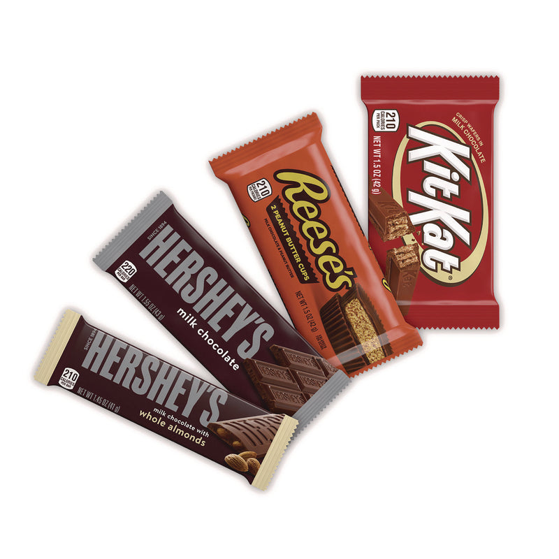 Hershey®'s Full Size Chocolate Candy Bar Variety Pack, Assorted, 1.5 oz Bars, 30 Bars (HRS20650) Each
