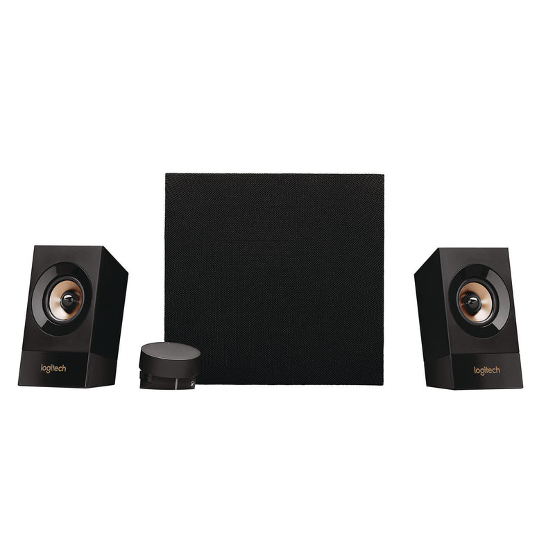 Logitech® Z533 Computer Speaker System, 3.5 mm Headphone Jack/RCA, Black (LOG24374315) Each