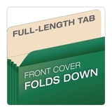 Pendaflex Reinforced File Pocket, 5.25" Expansion, Letter Size, Green, 10/Box (PFX1534GGRE10) Each