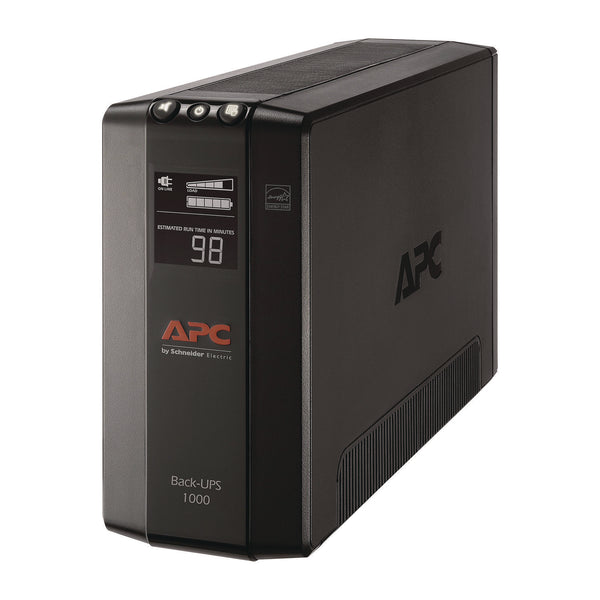 APC® Back-UPS Pro Compact Tower LCD Battery Backup and Surge Protector with USB, 1,000 VA, 8 Outlets, 1,103 J (SEU2724587) Each