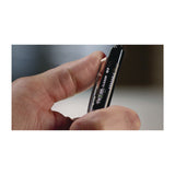 FriXion Ball Clicker Erasable Gel Pen, Retractable, Fine 0.7 mm, Black Ink, Black Barrel, 2/Pack (PIL31460) Pack of 2