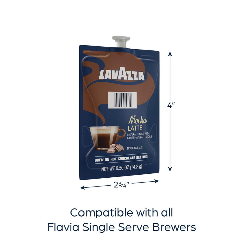FLAVIA® Lavazza Mocha Latte, Mocha, 0.5 oz Pouch, 72/Carton (LAV48690) Case of 72