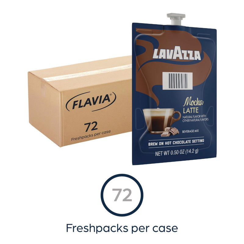 FLAVIA® Lavazza Mocha Latte, Mocha, 0.5 oz Pouch, 72/Carton (LAV48690) Case of 72