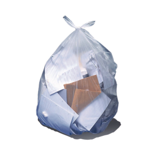 Heritage Low-Density Can Liners, 10 gal, 0.35 mil, 24" x 23", Clear, Flat Pack, 1,000/Carton (HER888944) Case of 1000