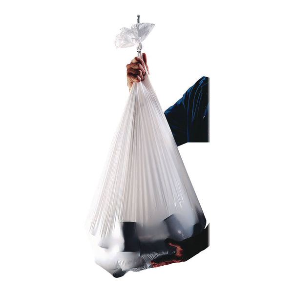 Heritage Linear Low-Density Can Liners, 16 gal, 0.7 mil, 24" x 32", Clear, Interleaved Roll, 500/Carton (HER1578142) Case of 500