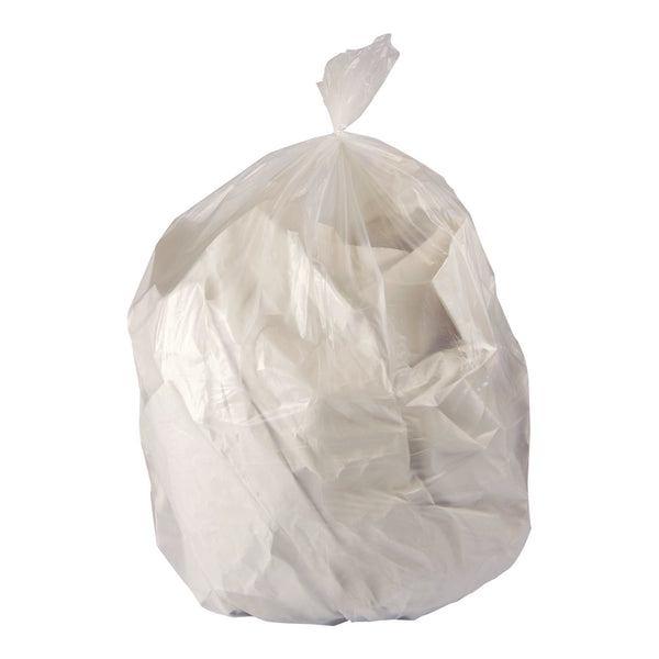 Heritage Linear Low-Density Can Liners, 16 gal, 0.7 mil, 24" x 32", Clear, Interleaved Roll, 500/Carton (HER1578142) Case of 500
