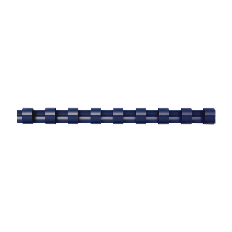 Fellowes® Plastic Comb Bindings, 3/4" Diameter, 150 Sheet Capacity, Navy, 100/Pack (FEL52392) Pack of 100
