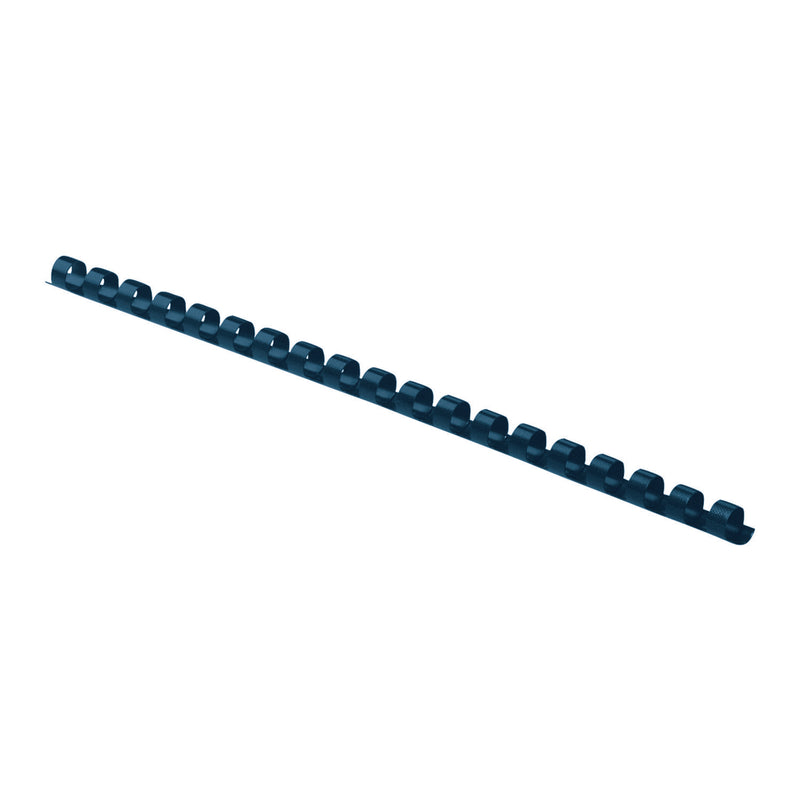Fellowes® Plastic Comb Bindings, 3/4" Diameter, 150 Sheet Capacity, Navy, 100/Pack (FEL52392) Pack of 100