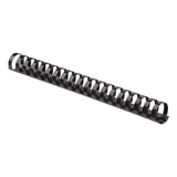 Fellowes® Plastic Comb Bindings, 1" Diameter, 200 Sheet Capacity, Black, 50/Pack (FEL52328) Pack of 50