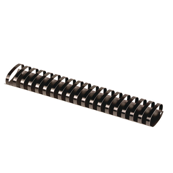 Fellowes® Plastic Comb Bindings, Oval, 2" Diameter, 500 Sheet Capacity, Black, 40/Pack (FEL52369) Pack of 40