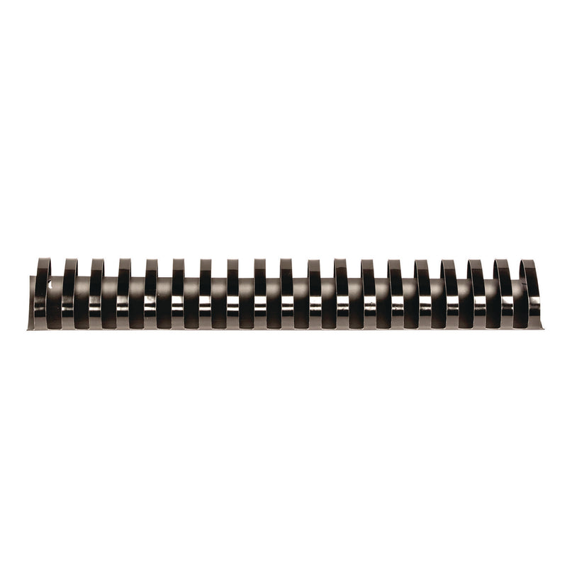 Fellowes® Plastic Comb Bindings, Oval, 2" Diameter, 500 Sheet Capacity, Black, 40/Pack (FEL52369) Pack of 40