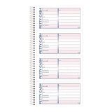 Adams Business Forms Petty Cash Receipt Book, Two-Part Carbonless, 5 x 2.75, 4 Forms/Sheet, 200 Forms Total (ABFSC1156) Each