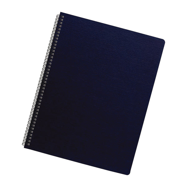 Fellowes® Futura Oversize Presentation Covers, Punched, 11.25 x 8.75, Navy, 25/Pack (FEL5224801) Pack of 25