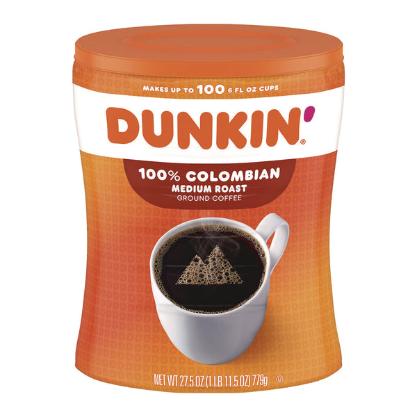 Dunkin'® Columbian Coffee, 27.05 oz Canister (GMT8133401292) Each