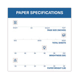 HiTouch Multipurpose Copy Paper, 96 Bright, 24 lb Weight, 8.5 x 11, White, 500 Sheets/Ream, 10 Reams/Carton (CS1MOPREPORT24) Case of 10