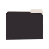 Ampad® Earthwise Pendaflex File Folders, 1/3-Cut Tabs: Assorted, Letter Size, Black/White, 50/Box (PFX16101) Pack of 50
