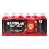 Gameplan Sports Drink, Fruit Punch, 20 oz Bottle, 24/Carton (NGBGMP20Z24PFP) Case of 24