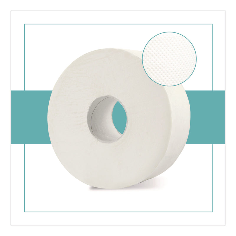 Papernet® HyTech Seas Mini JRT, Septic Safe, 1-Ply, White, 3.3" x 750 ft, 6 Rolls/Carton (SOD410051) Case of 6