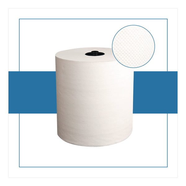Papernet® HyTech Seas Hardwound Roll Towels, 1-Ply, 7.9" x 700 ft, White, 6/Carton (SOD410113) Case of 6