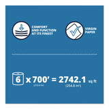 Papernet® HyTech Seas Hardwound Roll Towels, 1-Ply, 7.9" x 700 ft, White, 6/Carton (SOD410113) Case of 6