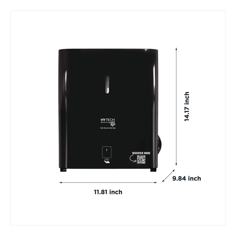 Papernet® Hy Tech Towel Dispenser, Automatic, 11.8 x 9.8 x 14.2, Black (SOD419483) Each