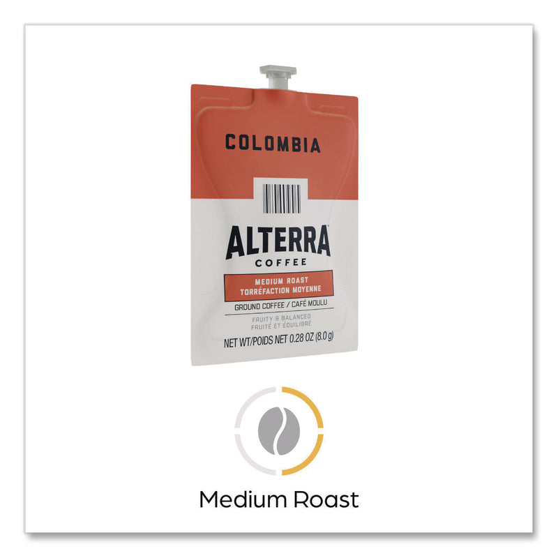 Flavia Alterra Columbia Coffee Freshpack, Columbia, 0.28 oz Pouch, 100/Carton (LAV48006) Case of 100