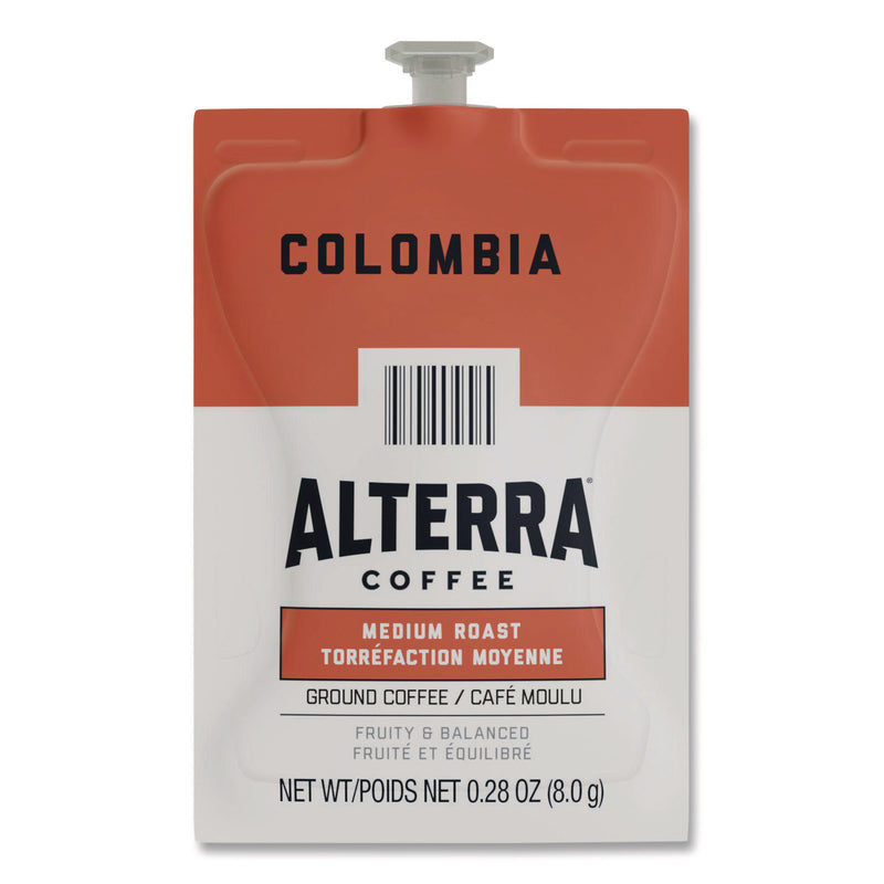 Flavia Alterra Columbia Coffee Freshpack, Columbia, 0.28 oz Pouch, 100/Carton (LAV48006) Case of 100