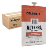 Flavia Alterra Columbia Coffee Freshpack, Columbia, 0.28 oz Pouch, 100/Carton (LAV48006) Case of 100
